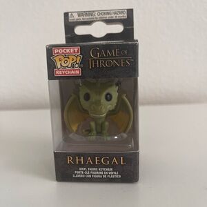Game of Thrones Rhaegal Fubko Pop Pocket Pop Keychain